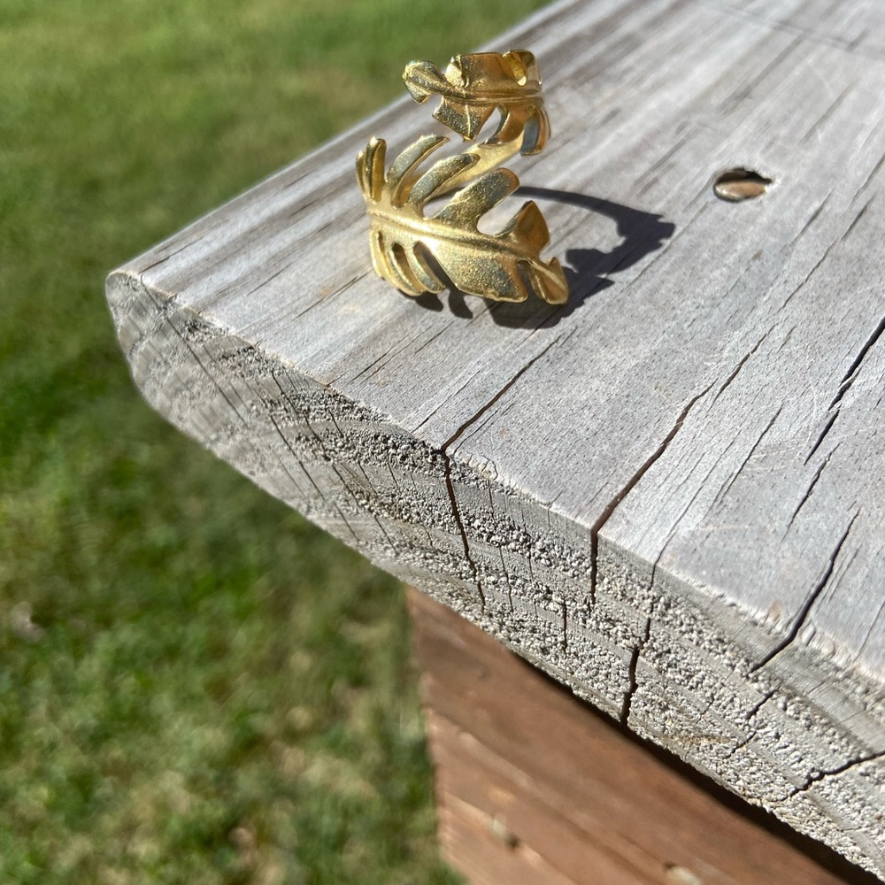 Gold Leaf Ring